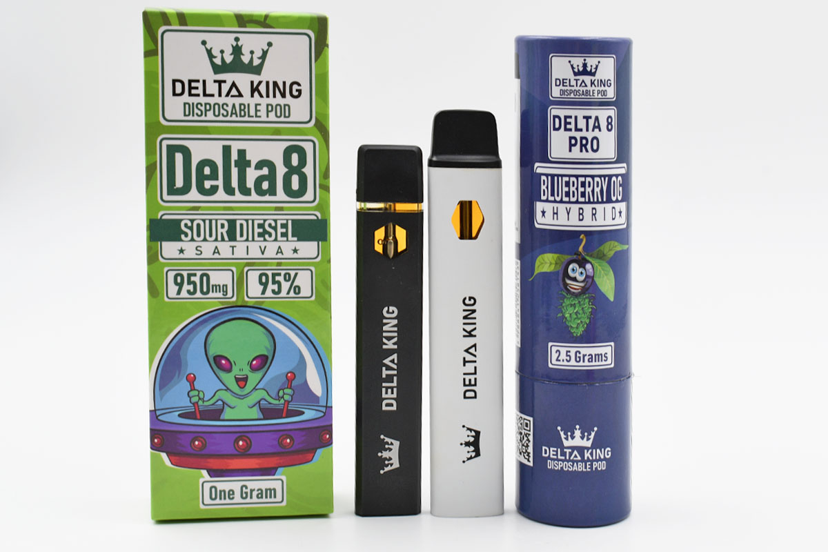 Delta Vapes 1G and 2.5G of Delta 8 Oil sizes